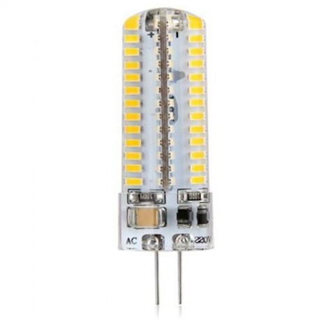 9W 10PCS G4 LED LAMP SMD 3014 AC 220V BULB WHITE LIGHT 360 DEGREE ANGLE SPOTLIGHT (WARM WH
