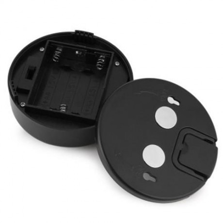 PIR INFRARED 15 LED AUTO MOTION SENSOR DETECTOR WIRELESS NIGHT LIGHT LAMP (BLACK)