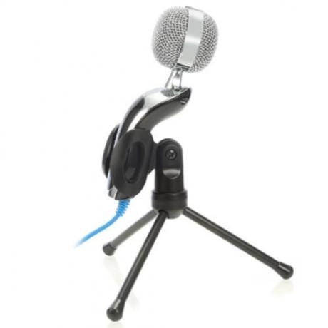 YANMAI SF-922B USB CONDENSER SOUND MICROPHONE CLEAR DIGITAL SOUND (BLUE AND BLACK)
