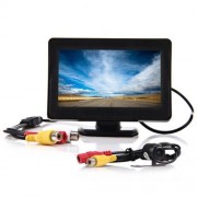 2 IN 1 4.3 INCH TFT LCD CAR REAR VIEW MONITOR PARKING CMOS CCD AUTO CAR REARVIEW REVERSE B