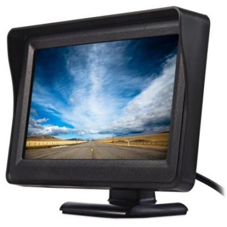2 IN 1 4.3 INCH TFT LCD CAR REAR VIEW MONITOR PARKING CMOS CCD AUTO CAR REARVIEW REVERSE B