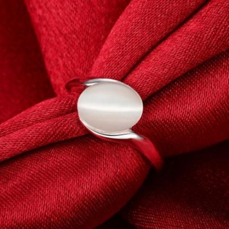 R062-B NICKLE FREE ANTIALLERGIC NEW FASHION JEWELRY GOLD PLATED RING (SILVER)