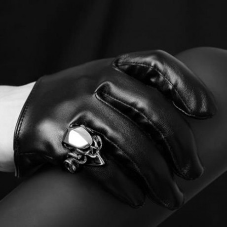 R172-10 316L STAINLESS STEEL NEW DESIGN FINGER RING FOR MAN (SILVER)