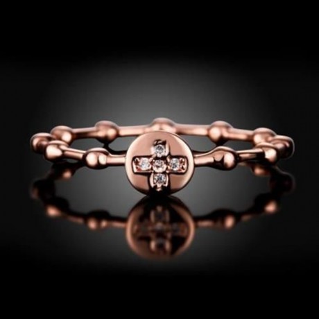 R001-A-7 GOLD PLATED KOREAN STYLE NEW DESIGN FINGER RING FOR LADY (GOLDEN)