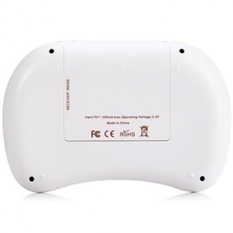M2S 2.4GHZ WIRELESS QWERTY KEYBOARD TOUCHPAD WITH RECEIVER (WHITE)