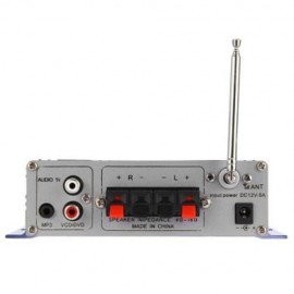HY - 502 USB FM AUDIO CAR STEREO AMPLIFIER RADIO MP3 SPEAKER LED HI-FI 2 CHANNEL DIGITAL D