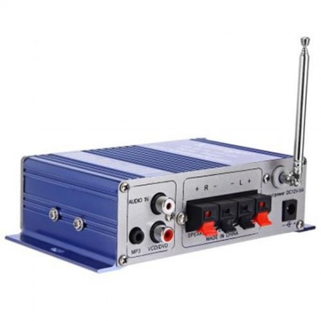 HY - 502 USB FM AUDIO CAR STEREO AMPLIFIER RADIO MP3 SPEAKER LED HI-FI 2 CHANNEL DIGITAL D