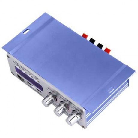 HY - 502 USB FM AUDIO CAR STEREO AMPLIFIER RADIO MP3 SPEAKER LED HI-FI 2 CHANNEL DIGITAL D