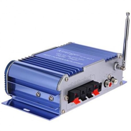HY601 USB FM AUDIO 12V LED CAR STEREO AMPLIFIER RADIO MP3 SPEAKER HI-FI 2 CHANNEL DIGITAL 