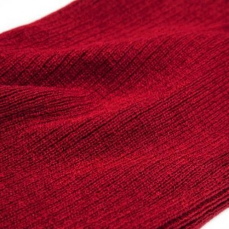 CHIC SOLID COLOR WARM SOFT SKULLIES BEANIE KNIT CAP (CLARET)
