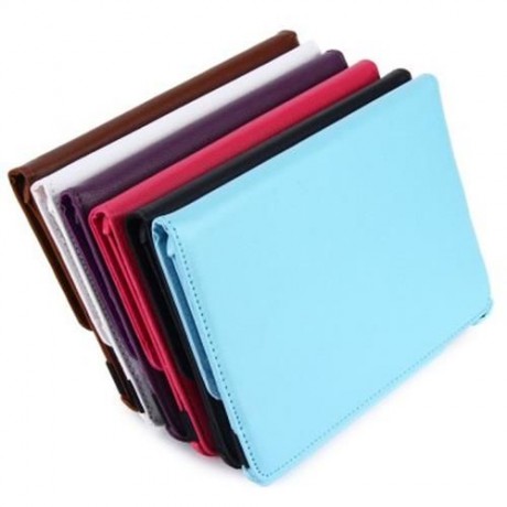 IPAD MINI 4 CASE COVER 360 DEGREE ROTATING LYCHEE TEXTURE SMART LEATHER WITH RETINA DISPLA