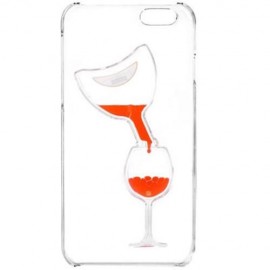 3D LIQUID FLOW HOURGLASS TRANSLUCENT ANTI-SLIP BACK COVER CASE FOR IPHONE 6 PLUS 6S PLUS (