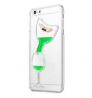 3D LIQUID FLOW HOURGLASS TRANSLUCENT ANTI-SLIP BACK COVER CASE FOR IPHONE 6 PLUS 6S PLUS (
