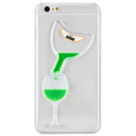 3D LIQUID FLOW HOURGLASS TRANSLUCENT ANTI-SLIP BACK COVER CASE FOR IPHONE 6 PLUS 6S PLUS (