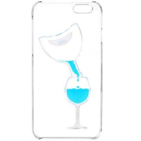 3D LIQUID FLOW HOURGLASS TRANSLUCENT ANTI-SLIP BACK COVER CASE FOR IPHONE 6 PLUS 6S PLUS (