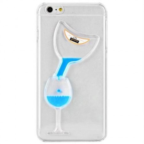 3D LIQUID FLOW HOURGLASS TRANSLUCENT ANTI-SLIP BACK COVER CASE FOR IPHONE 6 PLUS 6S PLUS (