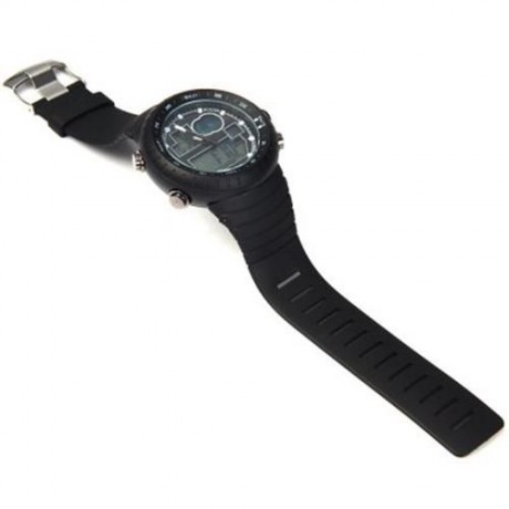 LED WATCH DIGITAL ANALOG WRISTWATCH (GOLDEN)