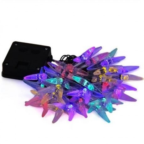 WTL - HX 30 STARFISH SHAPE SOLAR LED DECORATIVE LAMPS STRING LIGHT FOR CHRISTMAS FESTIVAL 