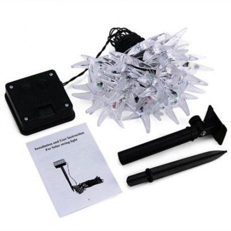 WTL - HX 30 STARFISH SHAPE SOLAR LED DECORATIVE LAMPS STRING LIGHT FOR CHRISTMAS FESTIVAL 