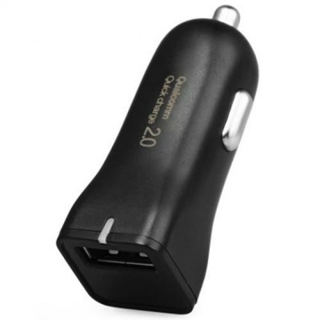 H100Q QUICK CHARGE 2.0 CAR CHARGER USB 5V 2.4A CIGARETTE LIGHTER ADAPTER FOR CELLPHONES US