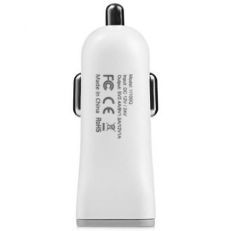 H100Q QUICK CHARGE 2.0 CAR CHARGER USB 5V 2.4A CIGARETTE LIGHTER ADAPTER FOR CELLPHONES US