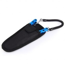 ALUMINUM ALLOY FISHING PLIERS BRAID CUTTER HOOK LINE REMOVER TACKLE KITS (BLUE)