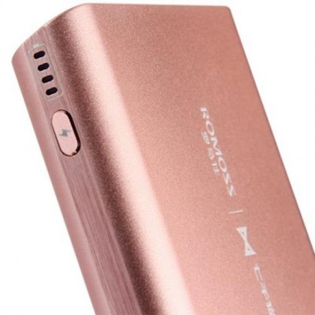 ROMOSS GT1 10000MAH POWER BANK FOR MOBILE PHONE PAD (ROSE GOLD)