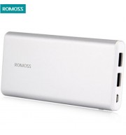 ROMOSS GT1 10000MAH POWER BANK FOR MOBILE PHONE PAD (SILVER)