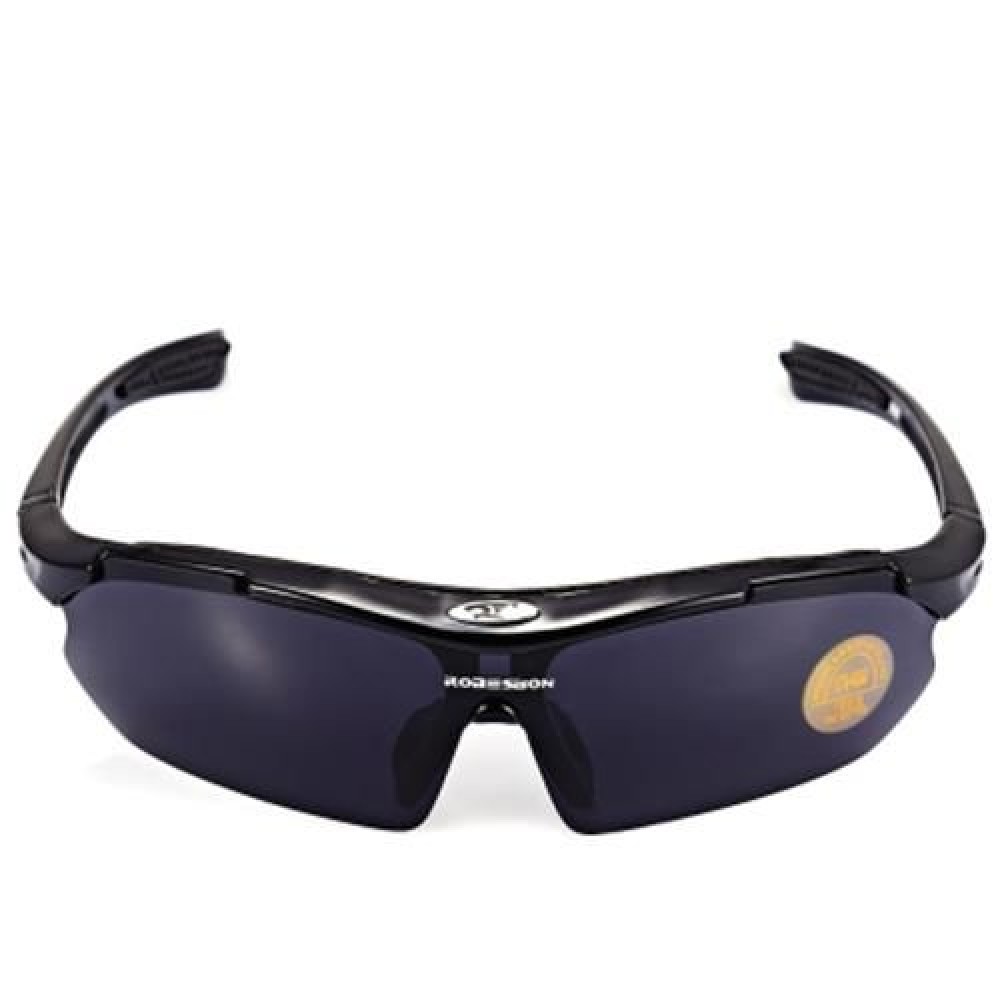 ROBESBON 0089 - 1 OUTDOOR CYCLING GLASSES BIKE SUNGLASSES (BLACK)