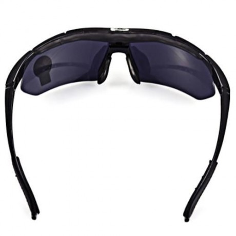 ROBESBON 0089 - 1 OUTDOOR CYCLING GLASSES BIKE SUNGLASSES (BLACK)