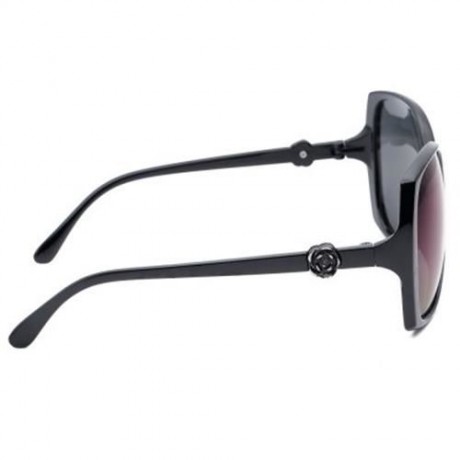 LADY VINTAGE BIG FRAME SUNGLASSES GOGGLES SHADES EYEGLASS (BRIGHT BLUE)