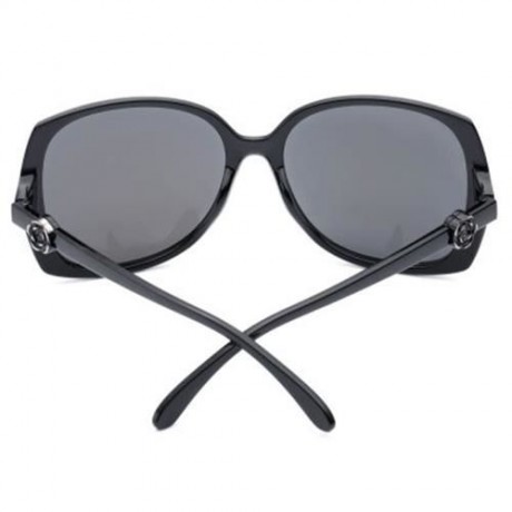 LADY VINTAGE BIG FRAME SUNGLASSES GOGGLES SHADES EYEGLASS (BRIGHT BLUE)