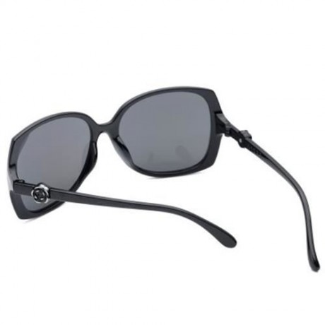 LADY VINTAGE BIG FRAME SUNGLASSES GOGGLES SHADES EYEGLASS (BRIGHT BLUE)