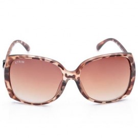 LADY VINTAGE BIG FRAME SUNGLASSES GOGGLES SHADES EYEGLASS (BROWN)