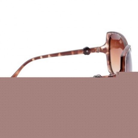 LADY VINTAGE BIG FRAME SUNGLASSES GOGGLES SHADES EYEGLASS (BROWN)