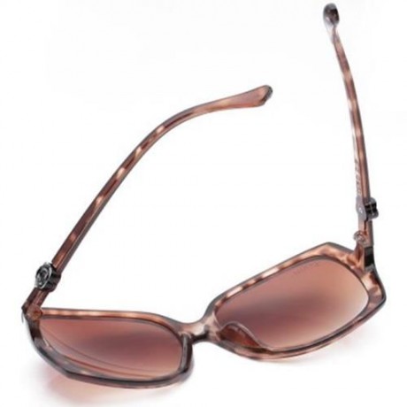 LADY VINTAGE BIG FRAME SUNGLASSES GOGGLES SHADES EYEGLASS (BROWN)