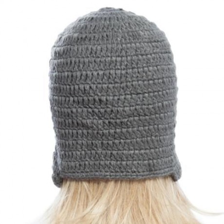 TRENDY MEN WOMEN HANDMADE KNITTING WOOL OCTOPUS ADULT HAT (DEEP GRAY)