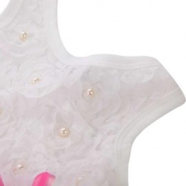 CUTE ROUND COLLAR SLEEVELESS COLORFUL PETALS BABY GIRLS GAUZE VEST DRESS (PINK)