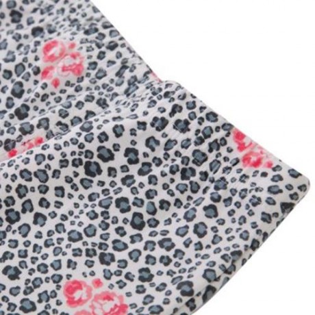 3PCS HAN EDITION ROUND NECK LONG SLEEVE FLOWER PRINT T-SHIRT PANTS WAISTCOAT FOR BABY GIRL