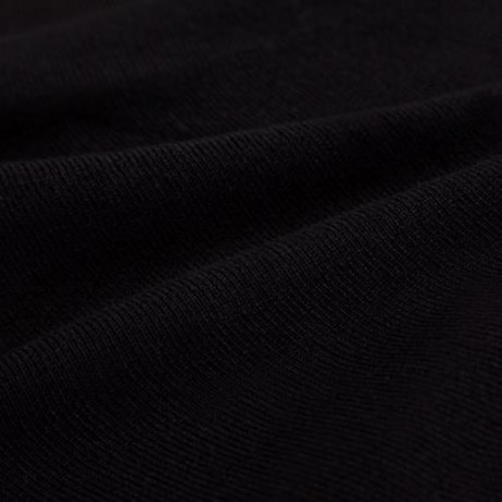 CHIC PURE COLOR HIGH WAIST WOOLEN KNITED PLEATED GIRLS SKIRT (BLACK)
