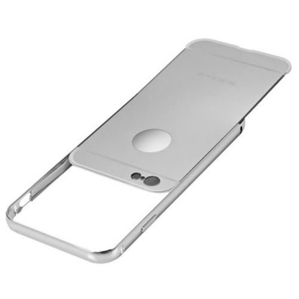 2 IN 1 METAL ULTRATHIN DETACHABLE BUMPER MIRROR HARD BACK CASE COVER FOR IPHONE 6 6S (SILV 2 IN 1 METAL ULTRATHIN DETACHABLE BUMPER MIRROR HARD BACK CASE COVER FOR IPHONE 6 6S (SILV