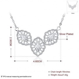 N759 NEW FASHION POPULAR CHAIN NECKLACE JEWELRY (SILVER)