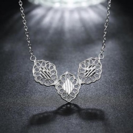 N759 NEW FASHION POPULAR CHAIN NECKLACE JEWELRY (SILVER)