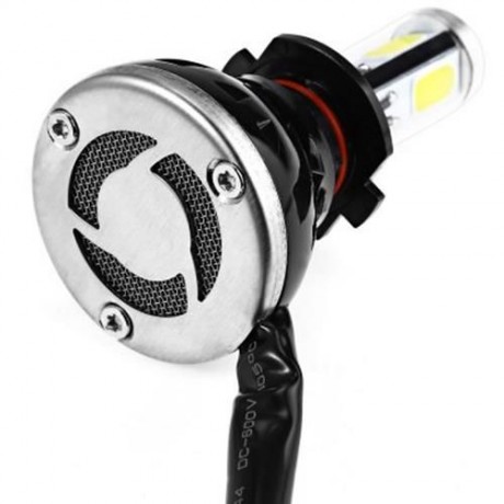 2 SET H7 CAR COB LED HEADLIGHT VEHICLE CONVERSION BULB KIT 40W 4000LM WHITE LIGHT 6000K
