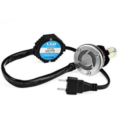 2 SET H7 CAR COB LED HEADLIGHT VEHICLE CONVERSION BULB KIT 40W 4000LM WHITE LIGHT 6000K