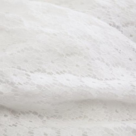 SWEET SOLID COLOR SCOOP NECK SLEEVELESS LACE HOLLOW GIRLS PRINCESS DRESS (WHITE)