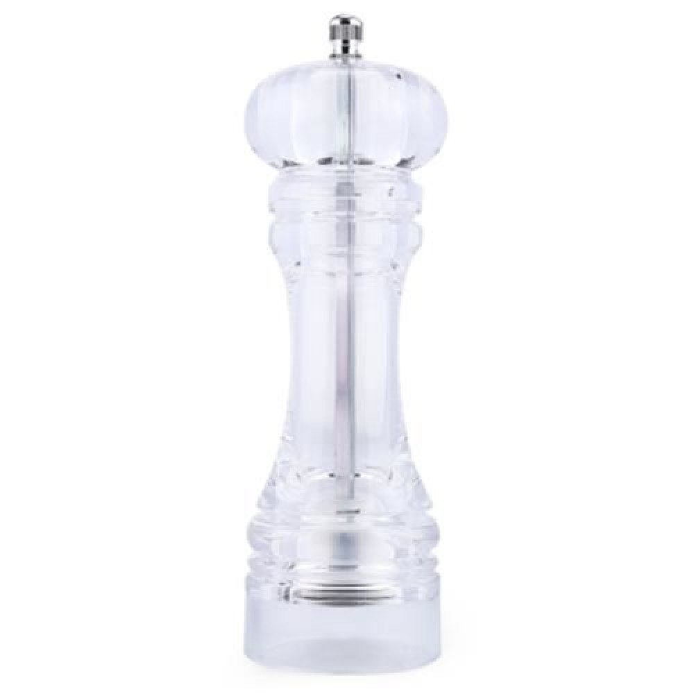 ARCYLIC MANUAL SALT PEPPER SEASONING MILL COOKING TOOLS (TRANSPARENT)