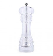 ARCYLIC MANUAL SALT PEPPER SEASONING MILL COOKING TOOLS (TRANSPARENT)