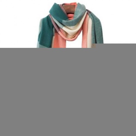 FASHION WOMEN WOOL WINTER SPAIN SCARF (GREEN)