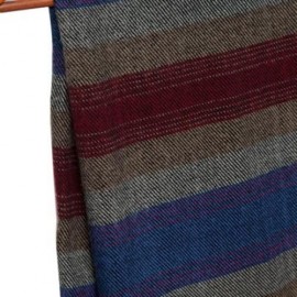 FASHION WOMEN WOOL WINTER SPAIN SCARF (STRIPE BLUE)